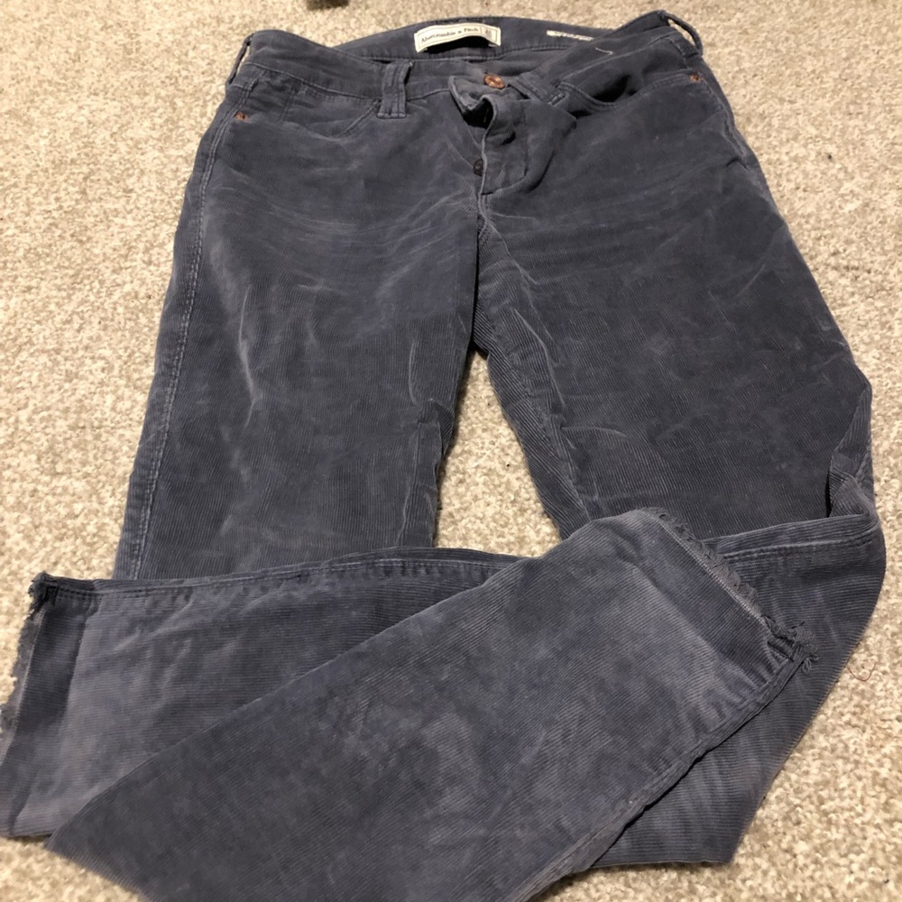 Grey corduroy jeggings